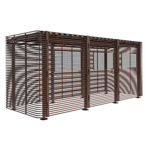 Контейнерная площадка для ТБО «МАФ - 6 PRO MAX» без хозблока