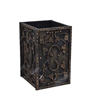 Урна чугунная квадратная «Ампир»