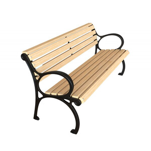 Скамейка чугунная «Квартал»