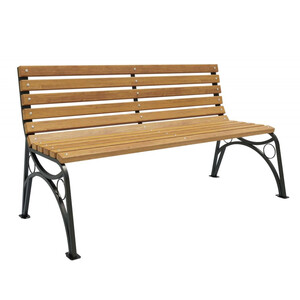 Скамейка стальная «Бульвар» без подлокотников